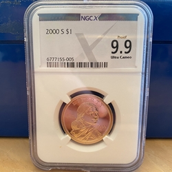 2000-S Sacagawea Dollar, Proof 9.9 Ultra Cameo