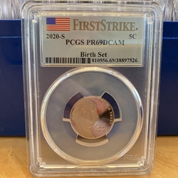 2020-S Jefferson Nickel, PR69DCAM