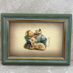 M.I. Hummel 882/A The Guardian Framed Picture, Tmk 8