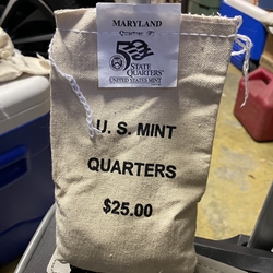 2000-P Maryland, Washington Quarter, Original Mint Sewn Bag 100 Coins