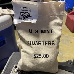 2008-P Hawaii, Washington Quarter, Original Mint Sewn Bag 100 Coins