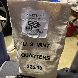2000-D Maryland, Washington Quarter, Original Mint Sewn Bag 100 Coins