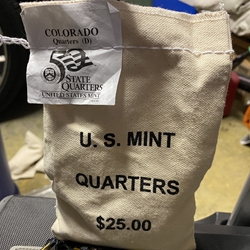 2006-D Colorado, Washington Quarter, Original Mint Sewn Bag 100 Coins