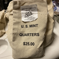 2000-D South Carolina, Washington Quarter, Original Mint Sewn Bag 100 Coins