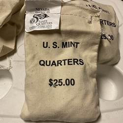 2006-D Nevada, Washington Quarter, Original Mint Sewn Bag 100 Coins