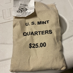 2007-P Idaho, Washington Quarter, Original Mint Sewn Bag 100 Coins