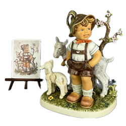 M.I. Hummel 200/III Little Goat Herder, 1 of 1,250, Tmk 9, Wanted