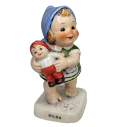 Goebel Figurines, Co-Boys, 17 601 10 Gilda, Tmk 6, Wanted