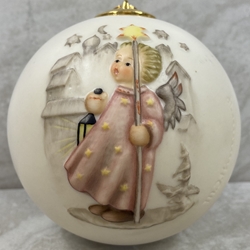 M.I. Hummel 3018 Christmas Song Ceramic Ball Ornament Tmk 6