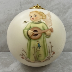 M.I. Hummel 3020 Festival Harmony with Mandolin Ceramic, Ball Ornament, Tmk 6