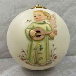 M.I. Hummel 3020 Festival Harmony with Mandolin Ceramic, Ball Ornament, Tmk 6