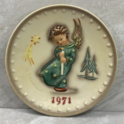 M.I. Hummel 264 Heavenly Angel Annual Plate 1971, 100th Anniversary Tmk 4