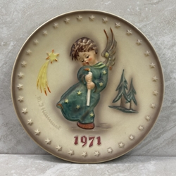 M.I. Hummel 264 Heavenly Angel Annual Plate 1971, 100th Anniversary Tmk 4