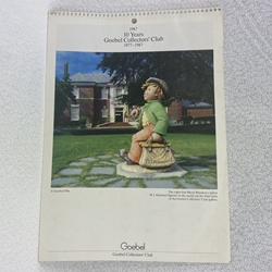 1987 M.I. Hummel Calendar, Collectors' Club