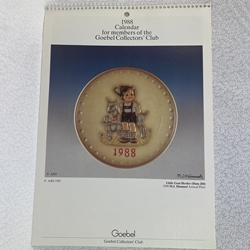 1988 M.I. Hummel Calendar, Collectors' Club