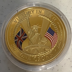 2015 Victory In WWII, 1 Crown - Elizabeth II, Tristan da Cunha
