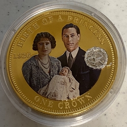 2014 Birth Of A Princess 1926, 1 Crown - Elizabeth II, Tristan da Cunha