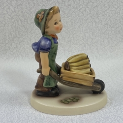 M.I. Hummel 2011 Little Landscaper with Yellow Bananas, Caribbean Collection, 456 / 499, Tmk 8