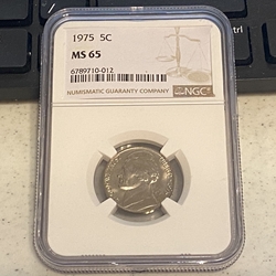 1975-S Jefferson Nickel, MS 65 012