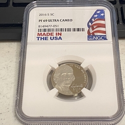 2016-S Jefferson Nickel, PF 69 Ultra Cameo, 051