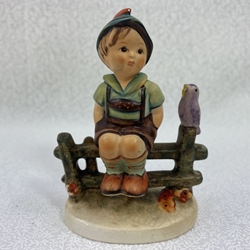 M.I. Hummel 111 3/0 Wayside Harmony, Green Socks, © 1938, Tmk 4