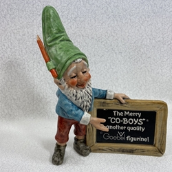 Goebel Co-Boy Gnome, Well 516 The Merry “Co-Boys” Goebel figurine!, Tmk 5