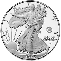 2025 American Eagle One Ounce Silver Proof - 250th Anniversary United States Army