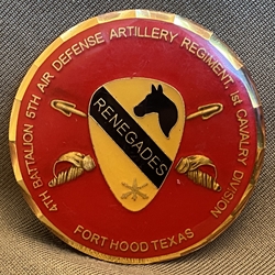 5th Air Defense Artillery Regiment, 4th Battalion, 1st Cavalry Division, Fort Hood, Texas