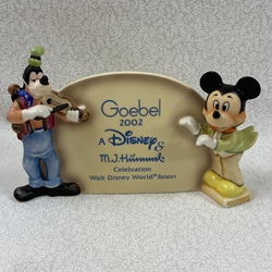 M.I. Hummel Figurines / Disney Figurines, 17 362 09 Goofy / Mickey, Plaque