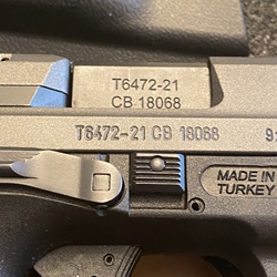 CANIK TP9 Elite SC 9MM T6472-21 CB 18068
