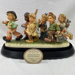 M.I. Hummel 2000 Worldwide Wanderers, 2000 Millennium, Limited Edition No. 1,124 of 2000, Tmk 8