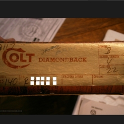 Colt Diamondback .22 Caliber, 4" Blue