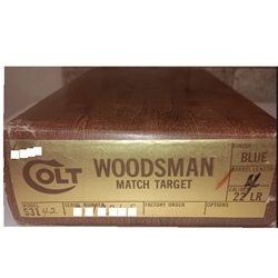 Colt .22 LR Woodsman Match Target 4 Inch Blue