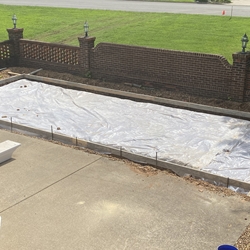 Pool House July 2024 Start Removing New Pad