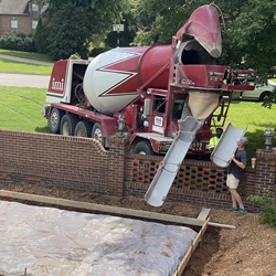 Pool House July 2024 Start Removing New Pad