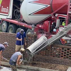 Pool House July 2024 Start Removing New Pad