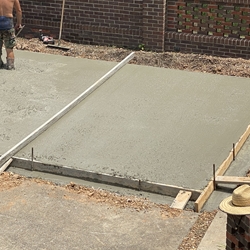 Pool House July 2024 Start Removing New Pad