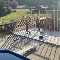 Pool House July 2024 Start Removing New Walls