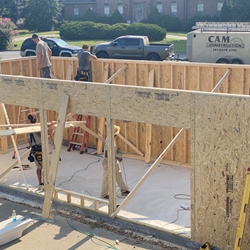 Pool House July 2024 Start Removing New Walls