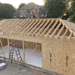 Pool House July 2024 Start Removing New Roof