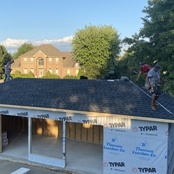 Pool House July 2024 Start Removing New Roof Shingles