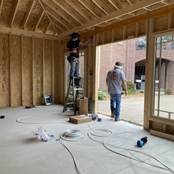 Pool House July 2024 Start Removing  Electrical Heat & Air