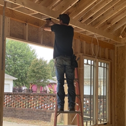 Pool House July 2024 Start Removing  Electrical Heat & Air