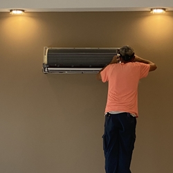Pool House July 2024 Start Removing  Electrical Heat & Air