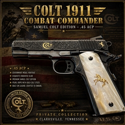 Colt 1911 Combat Commander .45 ACP, Engraved, 220CCC