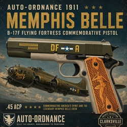 Auto-Ordnance 1911A! Memphis Belle, .45ACP, APA01743, New