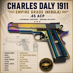 Charles Daly 1911 Empire Grade (Nebula) .45 ACP, KTIT25A0168, New
