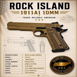 Rock Island 1911A1 10MM, RIA2277012
