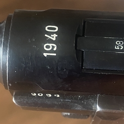 German Luger P08 1940 42, 9mm, 9058f