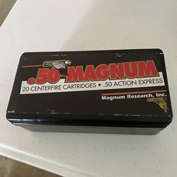 Magnum Research .50 Caliber, 2 Boxes